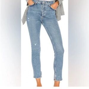 AGOLDE NICO High rise slim jeans